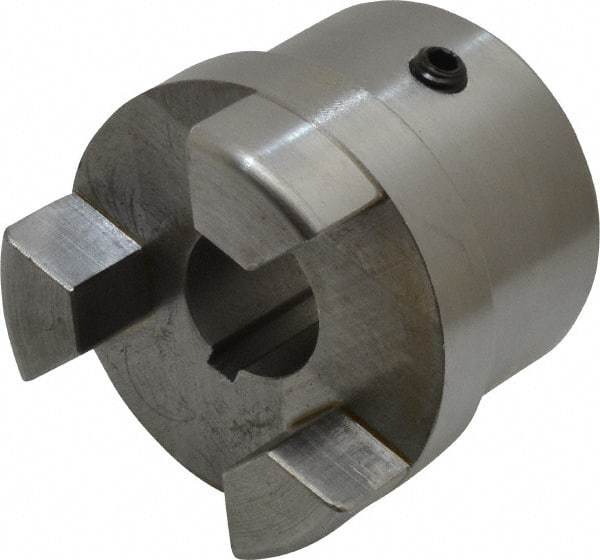 Boston Gear - 7/8" Max Bore Diam, FC25 Coupling Size, Flexible Half Coupling - 2-1/2" OD, 4.13" OAL, Steel - Exact Industrial Supply