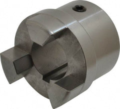 Boston Gear - 1-1/4" Max Bore Diam, FC25 Coupling Size, Flexible Half Coupling - 2-1/2" OD, 4.13" OAL, Steel - Exact Industrial Supply