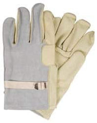 Gloves: Size 2XL, Cowhide Beige & Brown