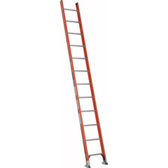 Werner - Extension Ladders; Type: Straight Ladder ; Height (Feet): 12.000 ; Material: Fiberglass ; Load Capacity (Lb.): 300.000 ; Industry Rating: Type IA ; Weight: 27.0000 - Exact Industrial Supply