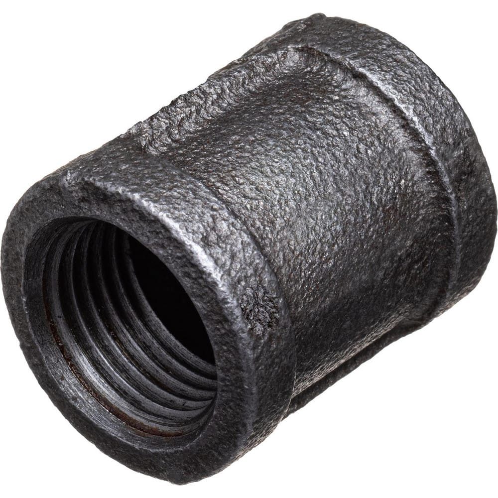 Black Pipe Fittings; Fitting Type: Coupling; Fitting Size: 1-1/4″; Material: Malleable Iron; Finish: Black; Fitting Shape: Straight; Thread Standard: BSPT; Connection Type: Threaded; Lead Free: No; Standards: ASTM A197; BS EN 1562