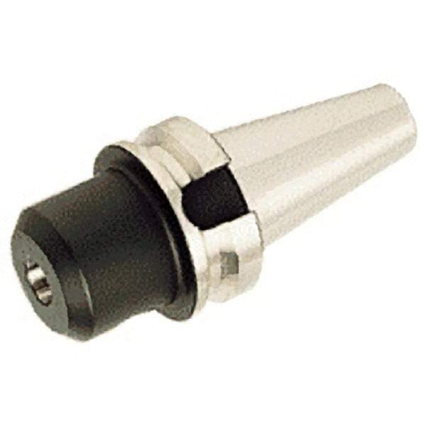 Iscar - BT40 Taper Shank 1-1/2" Hole End Mill Holder/Adapter - 3-5/32" Nose Diam, 4-5/8" Projection, Through-Spindle Coolant - Exact Industrial Supply