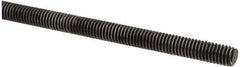 Value Collection - M6x1 UNC (Coarse), 1m Long, Steel Metric Threaded Rod - Oil Finish Finish, Right Hand Thread - Exact Industrial Supply