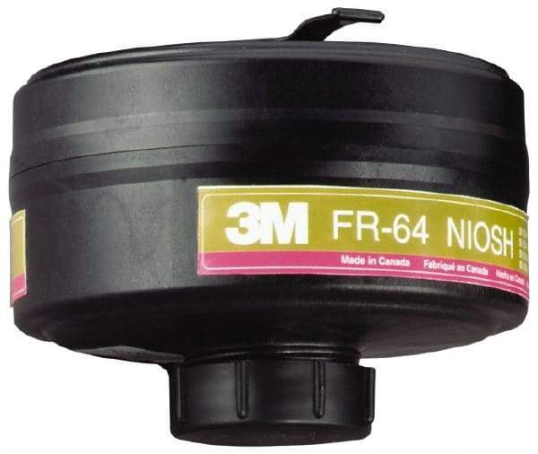 3M - Olive and Magenta P100 Cartridge - Series FR-64, Protects Against Multi Gas - Exact Industrial Supply