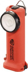 Streamlight - White LED Bulb, 175 Lumens, Industrial/Tactical Flashlight - Orange Plastic Body, 1 Sub-C NiCad Battery Included - Exact Industrial Supply