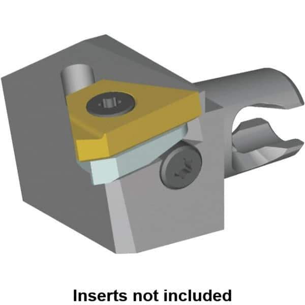 Kennametal - Insert Style LT 16ER, 20mm Head Length, Right Hand Cut, External Modular Threading Cutting Unit Head - System Size KM12, 8mm Center to Cutting Edge, Series LT Threading - Exact Industrial Supply