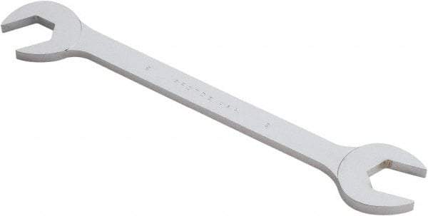 Proto - 2" Standard Open End Wrench - 21-1/4" OAL, Double End, Chrome Finish, 15° & 60° Head Angle - Exact Industrial Supply