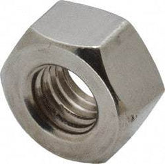 Value Collection - 1/2-13 UNC Stainless Steel Right Hand Heavy Hex Nut - 7/8" Across Flats, 31/64" High, Uncoated - Exact Industrial Supply