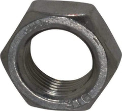 Value Collection - 3/4-16 UNF Stainless Steel Right Hand Hex Jam Nut - 1-1/8" Across Flats, 27/64" High, Uncoated - Exact Industrial Supply