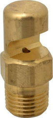 Bete Fog Nozzle - 1/8" Pipe, 145° Spray Angle, Brass, Extra Wide Fan Nozzle - Male Connection, 1.58 Gal per min at 100 psi, 0.073" Orifice Diam - Exact Industrial Supply