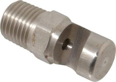 Bete Fog Nozzle - 1/4" Pipe, 145° Spray Angle, Grade 303 Stainless Steel, Extra Wide Fan Nozzle - Male Connection, 6.96 Gal per min at 100 psi, 5/32" Orifice Diam - Exact Industrial Supply