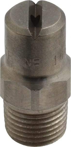 Bete Fog Nozzle - 1/8" Pipe, 65° Spray Angle, Grade 303 Stainless Steel, Standard Fan Nozzle - Male Connection, 1.58 Gal per min at 100 psi, 0.08" Orifice Diam - Exact Industrial Supply