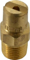 Bete Fog Nozzle - 1/8" Pipe, 30° Spray Angle, Brass, Standard Fan Nozzle - Male Connection, 3.16 Gal per min at 100 psi, 0.109" Orifice Diam - Exact Industrial Supply
