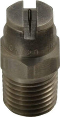 Bete Fog Nozzle - 1/4" Pipe, 120° Spray Angle, Grade 303 Stainless Steel, Standard Fan Nozzle - Male Connection, 0.79 Gal per min at 100 psi, 0.057" Orifice Diam - Exact Industrial Supply