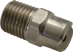 Bete Fog Nozzle - 1/4" Pipe, 30° Spray Angle, Grade 303 Stainless Steel, Standard Fan Nozzle - Male Connection, 7.91 Gal per min at 100 psi, 0.172" Orifice Diam - Exact Industrial Supply