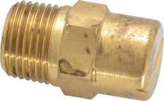 Bete Fog Nozzle - 3/8" Pipe, 90° Spray Angle, Brass, Standard Fan Nozzle - Male Connection, 1.58 Gal per min at 100 psi, 0.08" Orifice Diam - Exact Industrial Supply