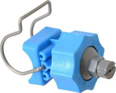 Bete Fog Nozzle - 1" Pipe, 65° Spray Angle, Grade 303 Polypropylene/Stainless Steel, Snap Release Nozzle System - 3.16 Gal per min at 100 psi, 0.109" Orifice Diam - Exact Industrial Supply