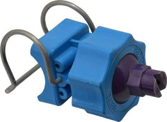 Bete Fog Nozzle - 1" Pipe, 65° Spray Angle, Grade 303 Polypropylene/Stainless Steel, Snap Release Nozzle System - 4.74 Gal per min at 100 psi, 0.141" Orifice Diam - Exact Industrial Supply