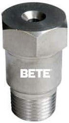 Bete Fog Nozzle - 1/2" Pipe, 60° Spray Angle, Brass, Full Cone Nozzle - Male Connection, N/R Gal per min at 100 psi, 3/16" Orifice Diam - Exact Industrial Supply