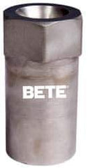 Bete Fog Nozzle - 1/2" Pipe, 60° Spray Angle, Grade 316 Stainless Steel, Full Cone Nozzle - Female Connection, N/R Gal per min at 100 psi, 3/16" Orifice Diam - Exact Industrial Supply