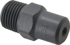 Bete Fog Nozzle - 1/8" Pipe, 60° Spray Angle, PVC, Full Cone Nozzle - Male Connection, 0.38 Gal per min at 100 psi, 0.043" Orifice Diam - Exact Industrial Supply
