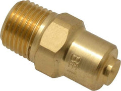 Bete Fog Nozzle - 1/8" Pipe, 120° Spray Angle, Brass, Full Cone Nozzle - Male Connection, 0.38 Gal per min at 100 psi, 0.043" Orifice Diam - Exact Industrial Supply