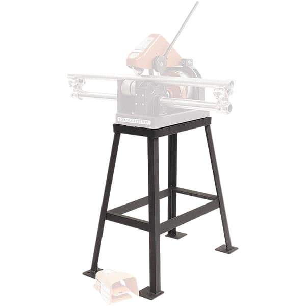 Rothenberger - 5/8" to 4-1/2" Pipe Capacity, Stationary Pipe Stand with Stationary Head - 30" High, 150 Lb Capacity - Exact Industrial Supply