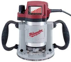 10,000 to 22,000 RPM, 3.5 HP, 15 Amp, Fixed Base Electric Router 120 Volts, 1/4 and 1/2 Inch Collet