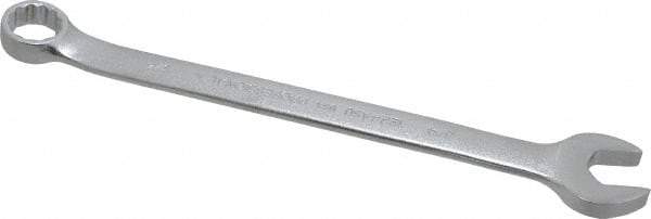 Proto - 3/4" 12 Point Offset Combination Wrench - 15° Offset Angle, 11" OAL, Steel, Satin Finish - Exact Industrial Supply