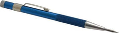 Made in USA - 5-1/2" OAL Nonretractable Pocket Scriber - Aluminum with Hardened Steel Point - Exact Industrial Supply