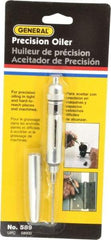 General - Spout, Precision-Needle Oiler - 2-1/4" Long Needle, Aluminum Body - Exact Industrial Supply