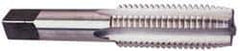 OSG - 1-8 UNC 2B 4 Flute Bright Finish High Speed Steel Straight Flute Standard Hand Tap - Plug, Right Hand Thread, 5-1/8" OAL, 2-1/2" Thread Length, H6 Limit, Oversize - Exact Industrial Supply