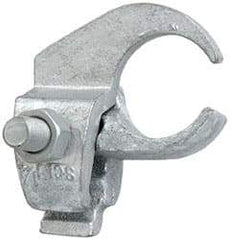 Cooper Crouse-Hinds - 1-1/4 Pipe, Iron, Electro Galvanized Conduit Clamp - Exact Industrial Supply