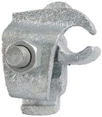 Cooper Crouse-Hinds - 1/2 Pipe, Iron, Electro Galvanized Conduit Clamp - Exact Industrial Supply