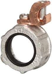 Cooper Crouse-Hinds - 1" Trade, Malleable Iron Threaded Rigid/Intermediate (IMC) Conduit Bushing - Partially Insulated - Exact Industrial Supply