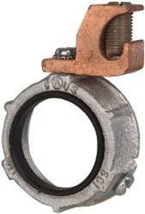 Cooper Crouse-Hinds - 1-1/2" Trade, Malleable Iron Threaded Rigid/Intermediate (IMC) Conduit Bushing - Partially Insulated - Exact Industrial Supply