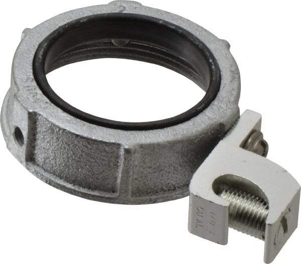 Cooper Crouse-Hinds - 2" Trade, Malleable Iron Threaded Rigid/Intermediate (IMC) Conduit Bushing - Partially Insulated - Exact Industrial Supply