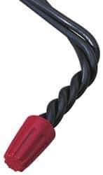 Ideal - 2, 14 to 4, 12 AWG, 600 Volt, Flame Retardant, Standard Twist on Wire Connector - Red, 221°F - Exact Industrial Supply