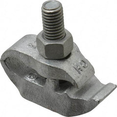 Cooper Crouse-Hinds - 1/2" Pipe, Malleable Iron, Electro Galvanized Conduit Clamp - 1 Mounting Hole - Exact Industrial Supply