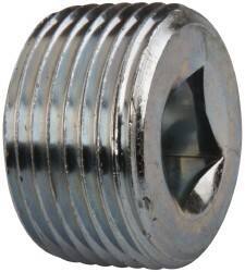 Cooper Crouse-Hinds - 1" Trade, Cast Iron Threaded Rigid/Intermediate (IMC) Conduit Plug - Noninsulated - Exact Industrial Supply