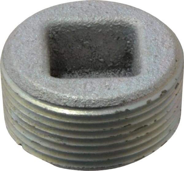 Cooper Crouse-Hinds - 1-1/4" Trade, Cast Iron Threaded Rigid/Intermediate (IMC) Conduit Plug - Noninsulated - Exact Industrial Supply