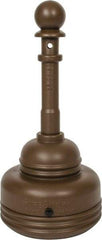 Eagle - 5 Qt Polyethylene Cigarette & Cigar Receptacle - 37-3/4" High - Exact Industrial Supply