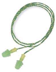 Howard Leight - Reusable, Corded, 27 dB, Flange Earplugs - Green, 100 Pairs - Exact Industrial Supply