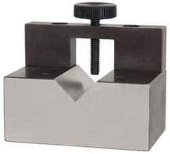 Harig - 1" Max Capacity, 90° Angle, V-Block - 4" Long x 3" Wide x 3" High, Sold as Individual - Exact Industrial Supply