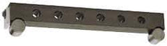 Suburban Tool - 6-1/2 Inch Long x 1 Inch Wide x 0.0001 Inch Center to Center Accuracy, 1-21/32 Inch High, 0.0002 Inch Parallelism, 5 Inch Between Rolls, Sine Bar - Includes Hardened Steel, End Rail - Exact Industrial Supply