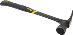 Stanley - 1-3/4 Lb Head, Straight Rip Claw Framing Hammer - 16" OAL, Forged Steel Head, 1-3/8" Face Diam, Checkered Face, Steel Handle with Grip - Exact Industrial Supply
