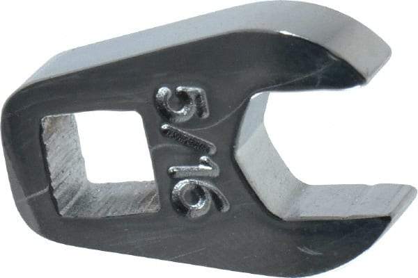 Proto - 5/16" 1/4" Drive Chrome Open End Crowfoot Wrench - 21/32" Head Diam x 1/4" Head Thickness - Exact Industrial Supply