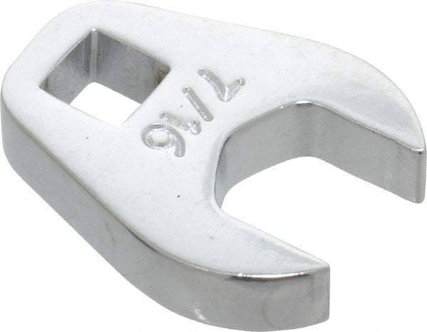 Proto - 7/16" 1/4" Drive Chrome Open End Crowfoot Wrench - 7/8" Head Diam x 1/4" Head Thickness - Exact Industrial Supply