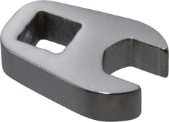 Proto - 7/16" 3/8" Drive Chrome Open End Crowfoot Wrench - 0.92" Head Diam x 1/4" Head Thickness - Exact Industrial Supply
