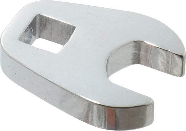Proto - 9/16" 3/8" Drive Chrome Open End Crowfoot Wrench - 1.24" Head Diam x 1/4" Head Thickness - Exact Industrial Supply